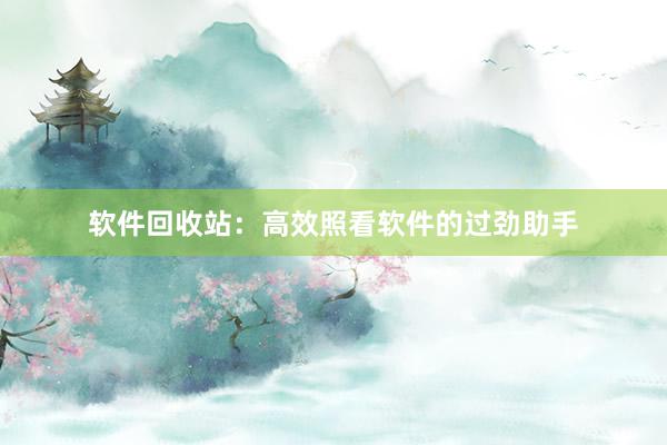 软件回收站：高效照看软件的过劲助手